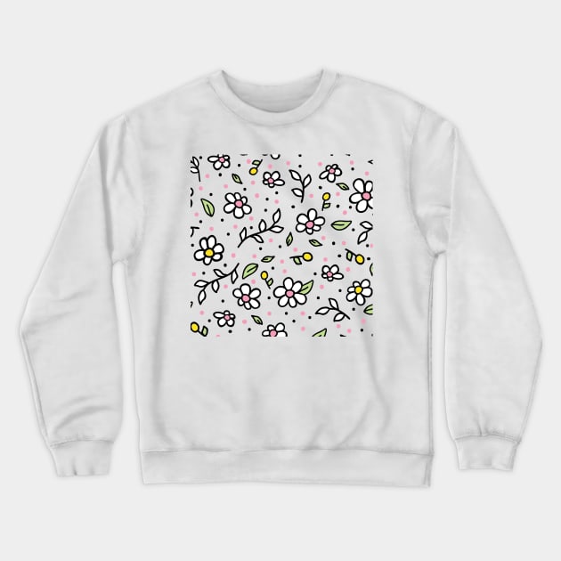 Floral Daisy Design Crewneck Sweatshirt by That Cheeky Tee